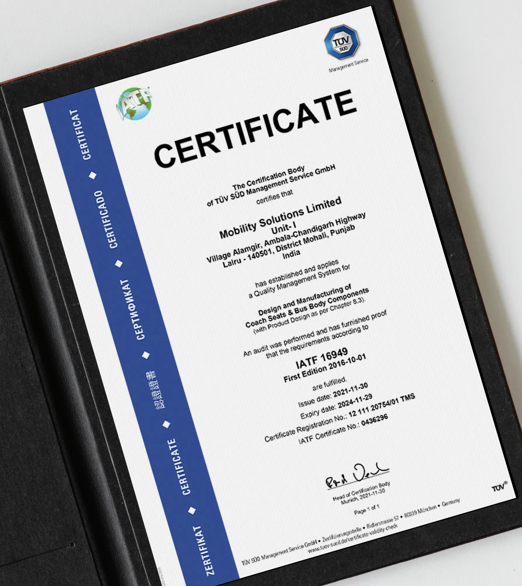 certification